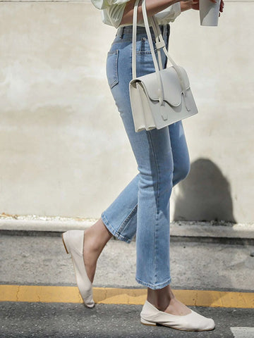 DAZY High Waist Boot-cut Leg Jeans