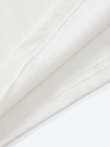 JORD.DESIGNS Slogan & Cartoon Graphic Drop Shoulder Tee