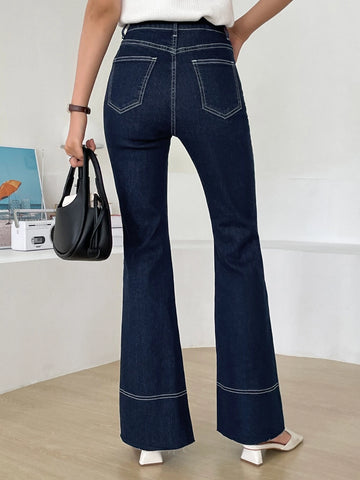 DAZY High Waist Flare Leg Jeans