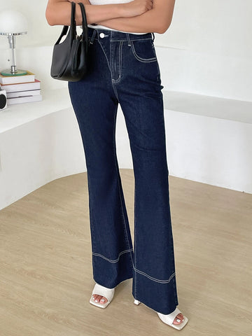 DAZY High Waist Flare Leg Jeans