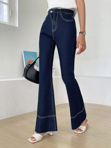 DAZY High Waist Flare Leg Jeans