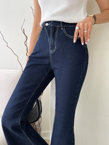DAZY High Waist Flare Leg Jeans