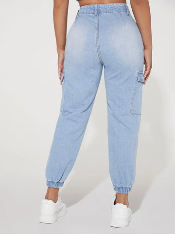PETITE Flap Pocket Jogger Jeans