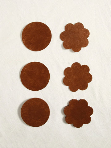 6pairs Solid Nipple Cover