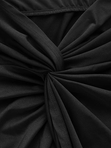 ICON Tie Back Halter Top & Twist Front Skirt