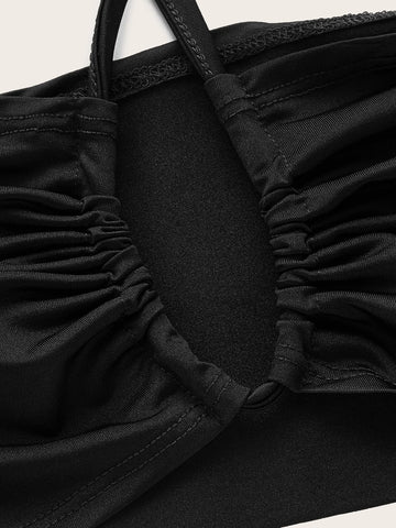 ICON Tie Back Halter Top & Twist Front Skirt