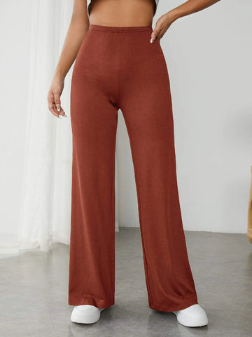 PETITE High Waist Wide Leg Pants