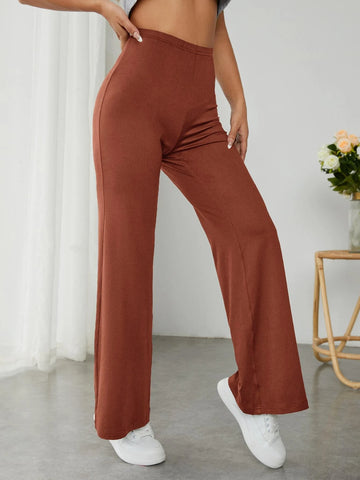 PETITE High Waist Wide Leg Pants
