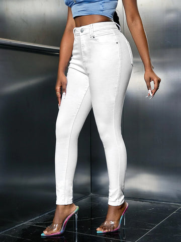 High Waist Skinny Jeans
