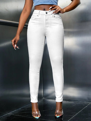 High Waist Skinny Jeans