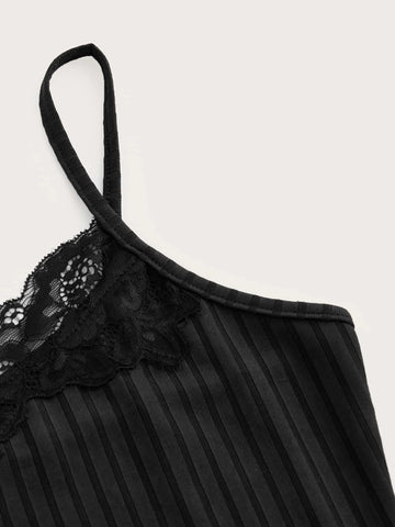 ROMWE STPL Contrast Lace Cami Top