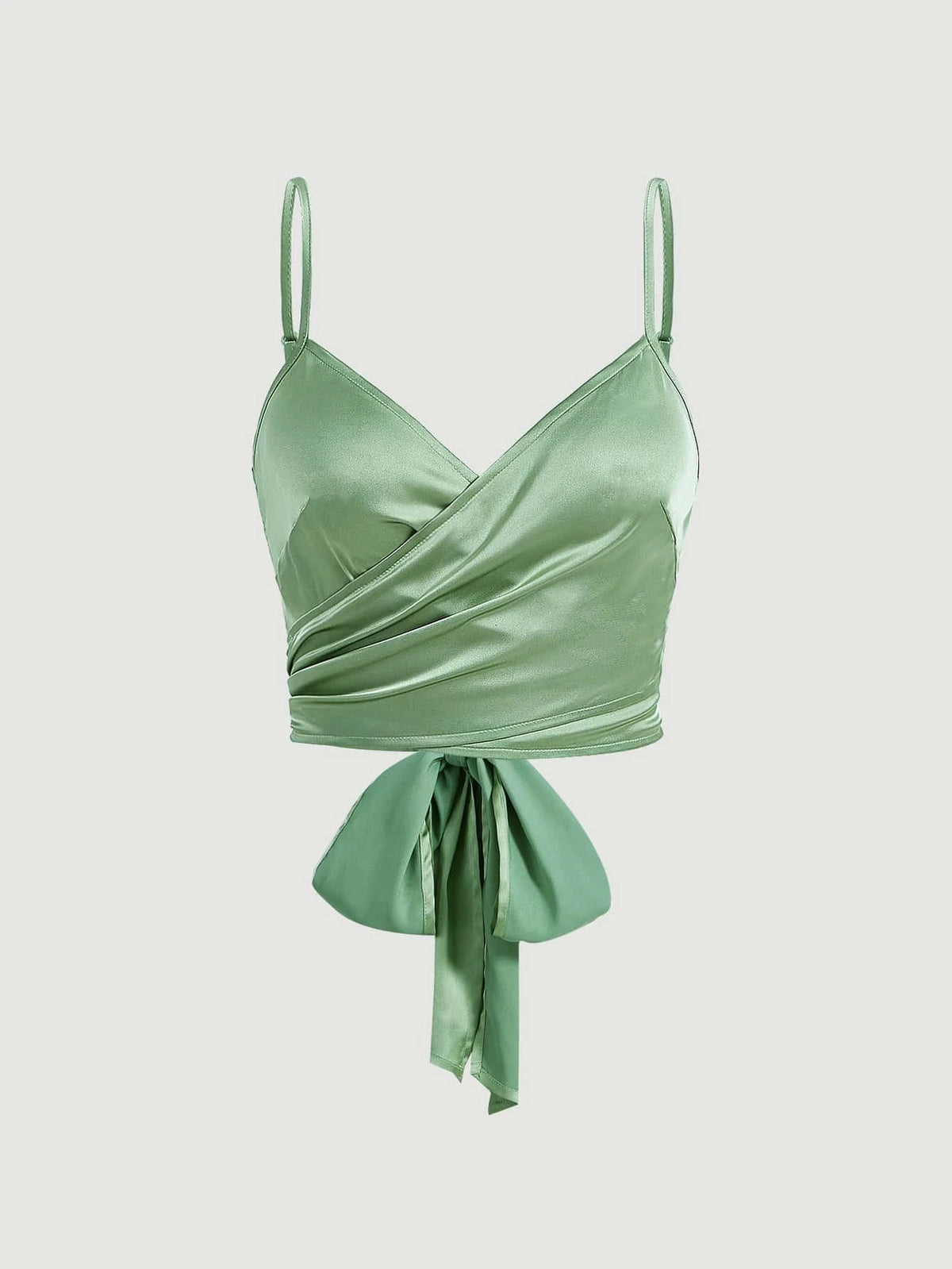 MOD Solid Wrap Cami Top