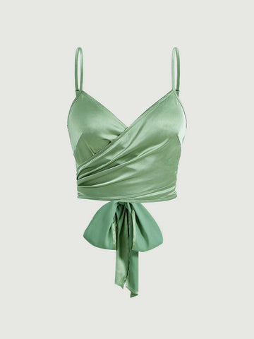 MOD Solid Wrap Cami Top