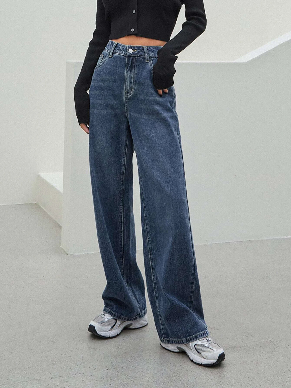 DAZY High Waist Wide Leg Jeans