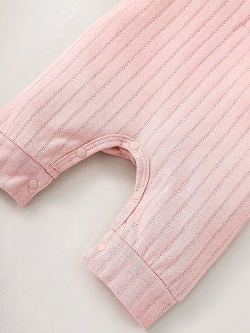 Newborn Baby Ruffle Trim Jumpsuit & Headband