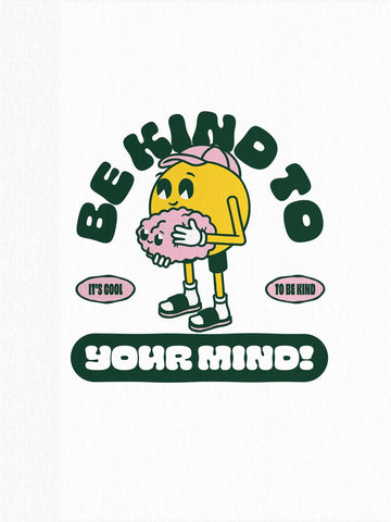 JORD.DESIGNS Slogan & Cartoon Graphic Drop Shoulder Tee