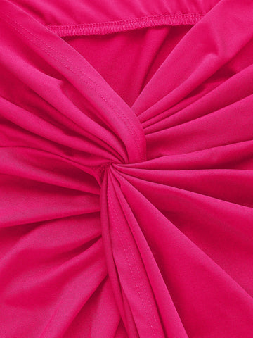 ICON Tie Back Halter Top & Twist Front Skirt