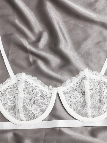Lace Underwire Lingerie Set