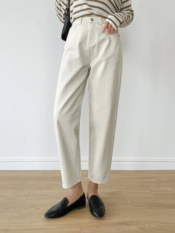 Dazy-Less Solid Tapered Jeans