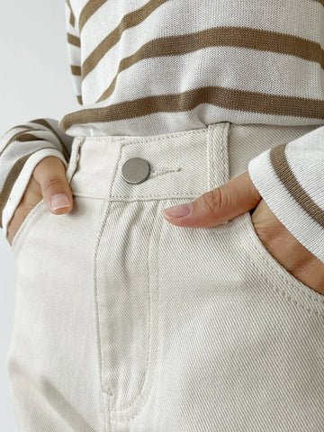 Dazy-Less Solid Tapered Jeans