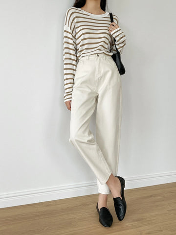 Dazy-Less Solid Tapered Jeans