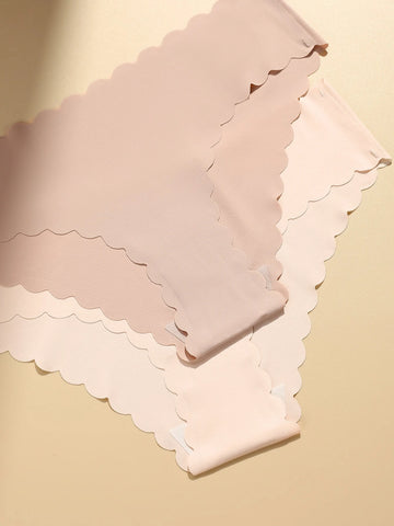 6pack Scallop Trim No Show Panty Set
