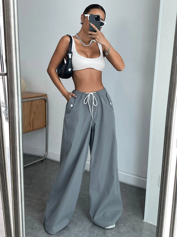 Solid Crop Tank Top