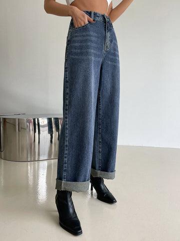 DAZY High Waist Wide Leg Jeans