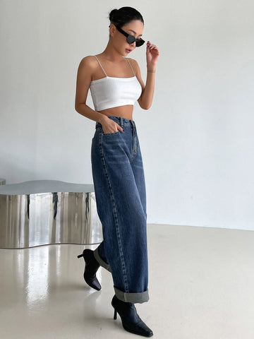 DAZY High Waist Wide Leg Jeans