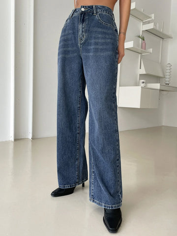 DAZY High Waist Wide Leg Jeans