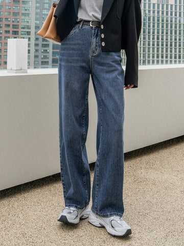DAZY High Waist Wide Leg Jeans