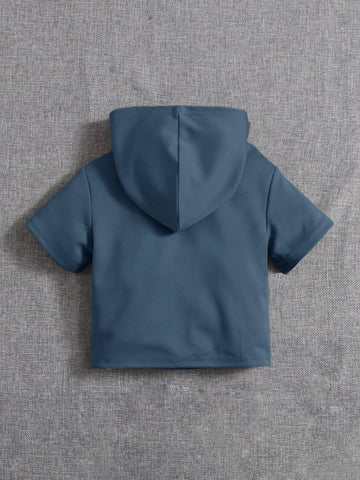 Baby Patch Detail Hooded Tee