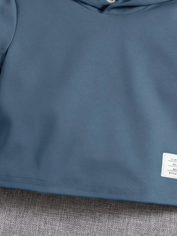 Baby Patch Detail Hooded Tee