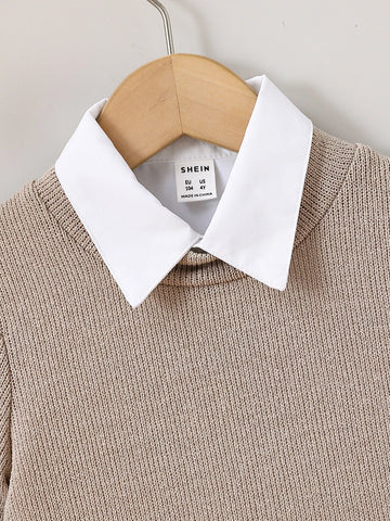 Toddler Boys Rib-knit Tee & Shirt