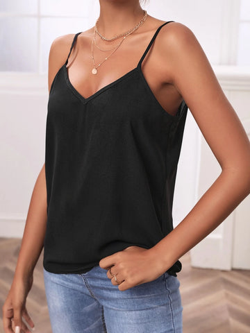 Contrast Lace Cami Top