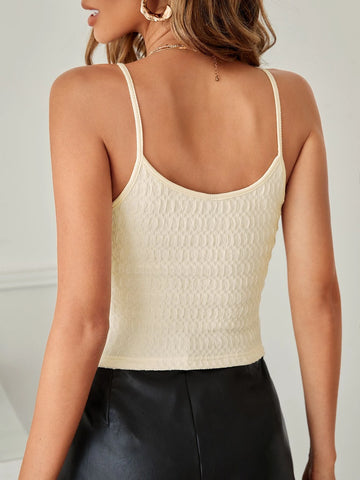 Solid Textured Cami Top