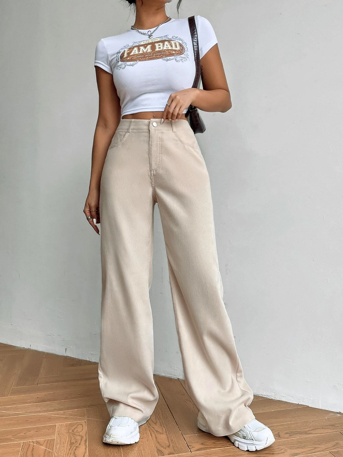 High Waist Wide Leg Pants