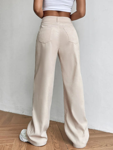High Waist Wide Leg Pants