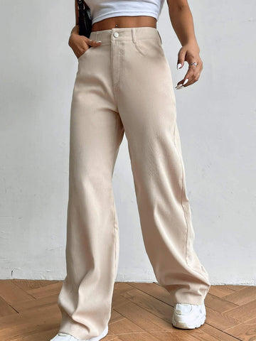 High Waist Wide Leg Pants