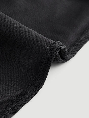 Off Shoulder Ruched Mesh Top