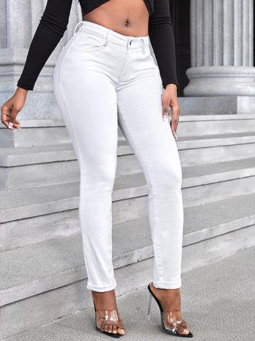 SXY Slant Pocket Skinny Jeans