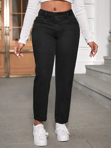 SXY Slant Pocket Tapered Jeans