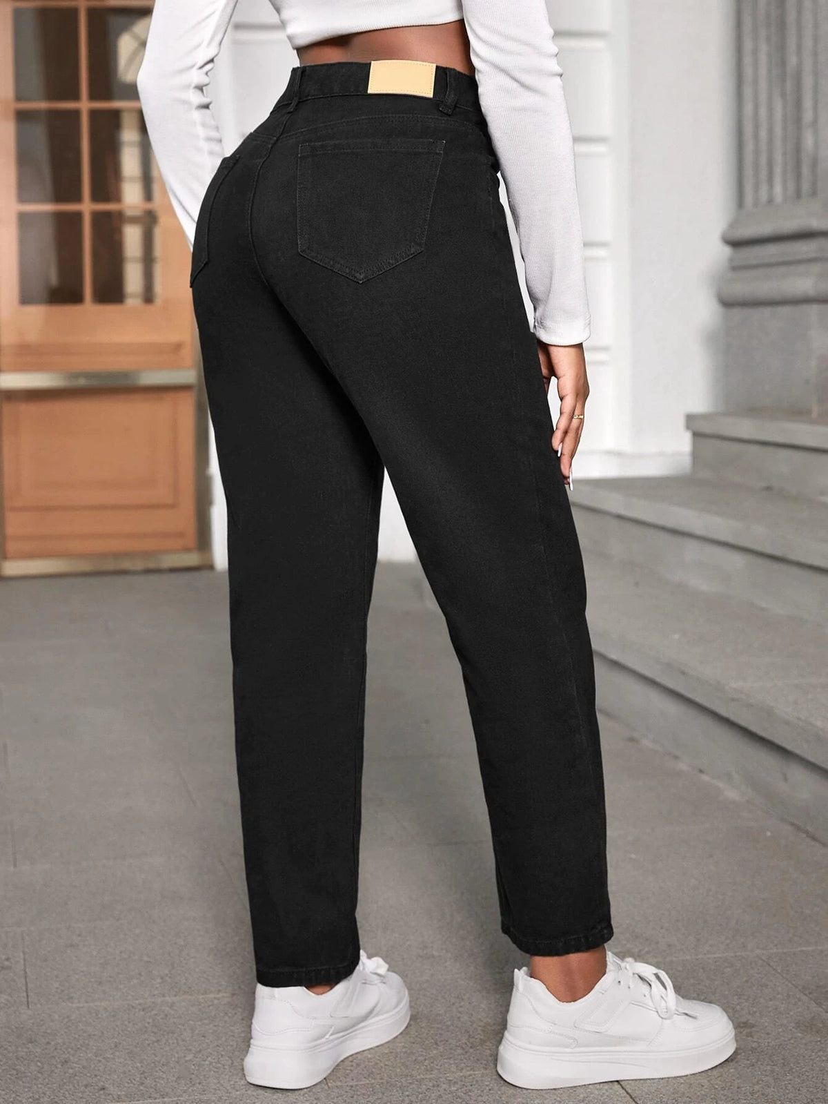 SXY Slant Pocket Tapered Jeans