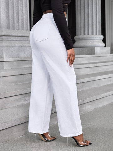High Waist Wide Leg Jeans