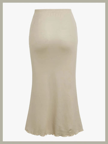 Figure Graphic High Waist Skirt