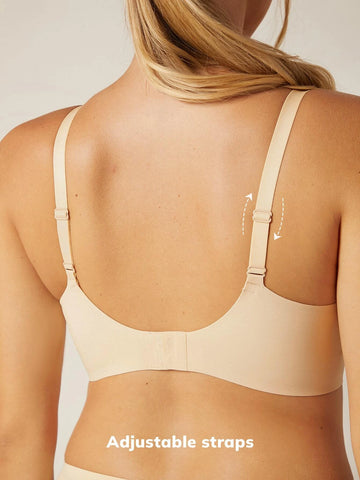 Luvlette Molded Supportive V-neck Bra