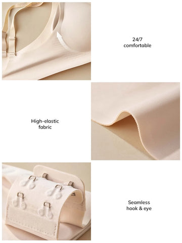 Luvlette Molded Supportive V-neck Bra