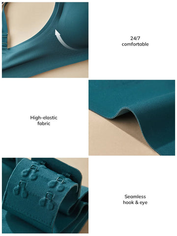 Luvlette Molded Supportive V-neck Bra