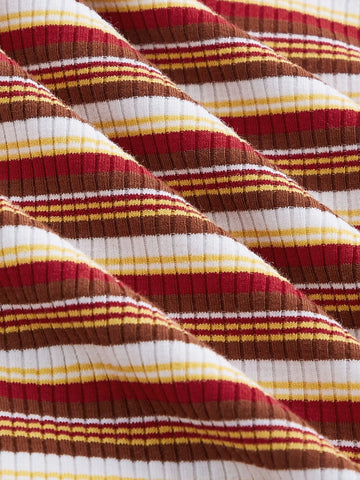 MOD Striped Crop Tee