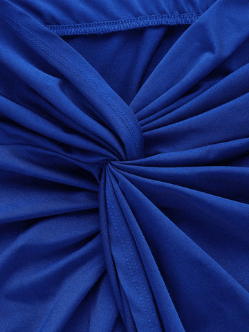 ICON Tie Back Halter Top & Twist Front Skirt